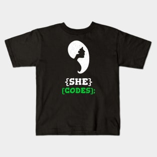 Women Who Code Empowering Women in Technology Kids T-Shirt